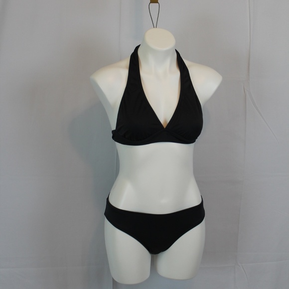 J. Crew Bikini Dark Gray M L Two-Piece Swimsuit - Picture 2 of 8